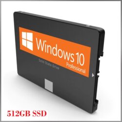 Preinstalled 512GB SSD Drive with Microsoft Windows 10 Professional READY TO RUN