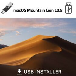 Bootable mac OS X Mountain Lion 10.8 USB installer repair Reinstall