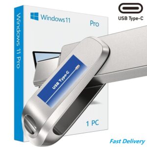 Recovery USB-C For Windows 11 Home Professional Reinstall Fix Repair