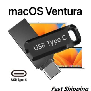Apple Mac OS X 13.6 Ventura Recovery Repair Reinstall USB-C