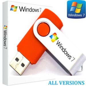 Microsoft Windows 7 All Versions Reinstall Computer Laptop Recovery Repair USB