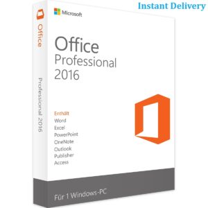 Microsoft Office 2016 Professional Plus Lifetime Word Excel Outlook Publisher 1 PC