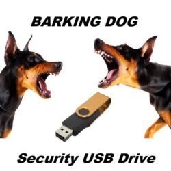 Barking Dog Security Vicious Barking Dogs Audio Aggressive Barking USB drive