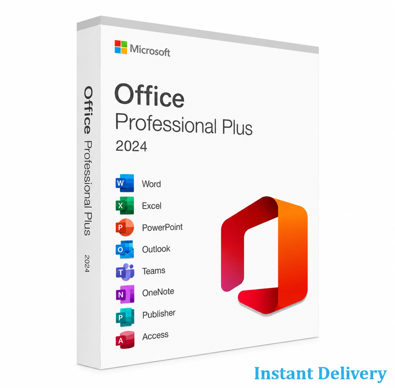 Microsoft Office 2024 Professional Plus Lifetime Word Excel Outlook Publisher 1 PC